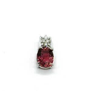 Jewelry Pendant Head Tourmaline 3.88ct White Gold 2332012